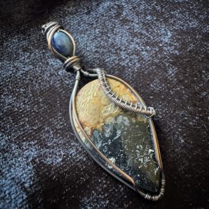 handmade jewellery nz, petrified palm root