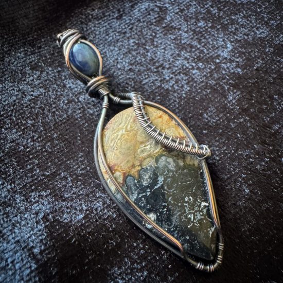 handmade jewellery nz, petrified palm root